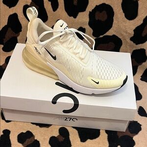 Nike Air Max 270 Women's Cream Sneakers